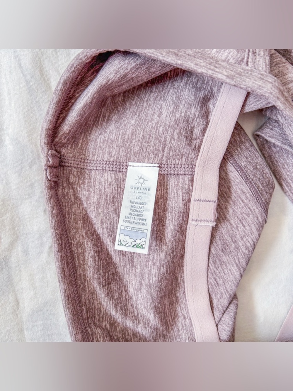 Aerie The Hugger Longline Racerback Sports Bra - BRAND NEW! (Size: L) - Picture 8 of 12